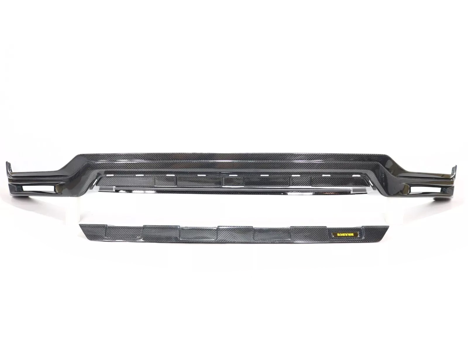 Carbon Fiber Front Lip Spoiler with LED for Mercedes-Benz G63 W463a G-Class
